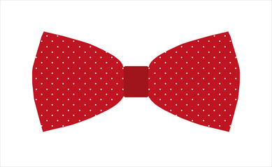 red butterfly-tie