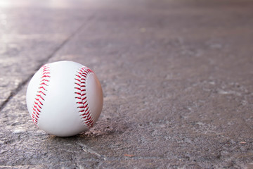 The ball has fallen outside of the baseball field