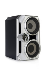 Obraz premium Sound audio speaker isolated on white background