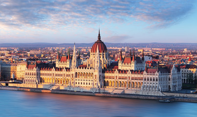Fototapeta na wymiar Hungary parliament, Budapest symbol