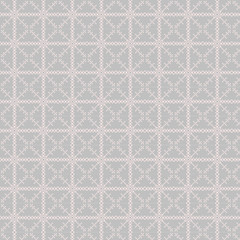 Traditional Fair Isle Pattern. Seamless Knitting Ornament