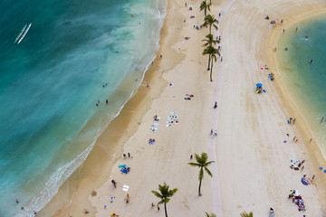 Waikiki Beach from above