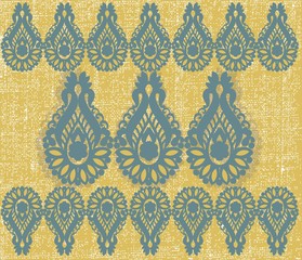 Vintage frame scroll ornament engraving border. Floral retro pattern antique oriental style foliage swirl decorative design element. Filigree calligraphy vector damask