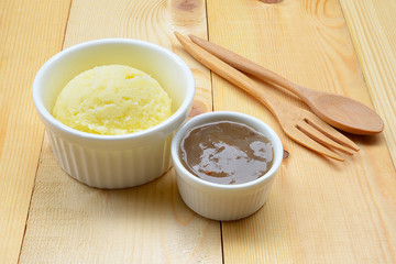 Mashed Potato with Gravy Sauce
