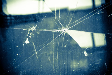 Broken Glass Vintage Background