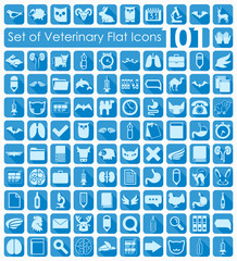 Set of veterinary icons