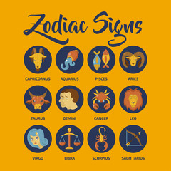 Zodiac Signs vector art
