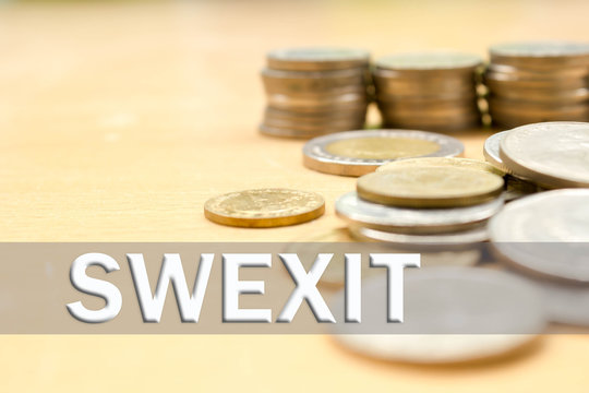 Swexit UK EU referendum concept