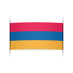Flag of Armenia. Element for infographics.