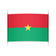 Flag of Burkina Faso.