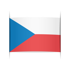 Flag of Czech Republic.