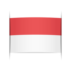 Flag of Indonesia.