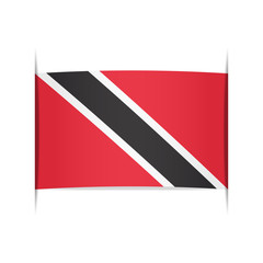 Flag of Trinidad and Tobago. Element for infographics.