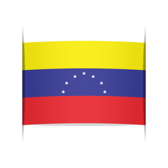 Flag of Venezuela. Element for infographics.