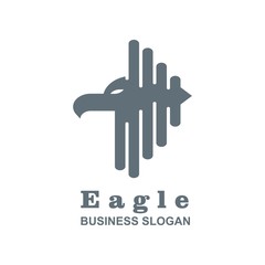 Symbol logo animals bird eagle icon design