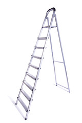 Ladder isolated on the white background