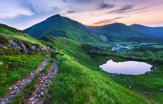 Mountains landscape