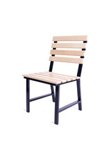 Garden kitchen chair isolated on white background