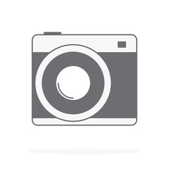 Camera Icon, Camera Icon оn white background in black, flat design. Camera Icon Vector.
