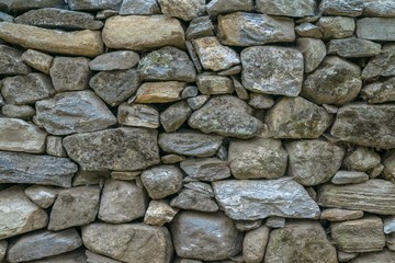 Textured Old Brick Wall in Nepal