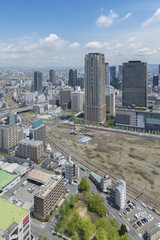 Osaka city skyline, Japan