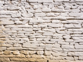 Obraz premium Textured Old Brick Wall in Nepal
