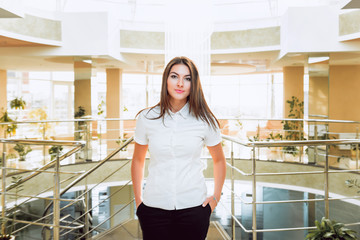 Business woman in the office