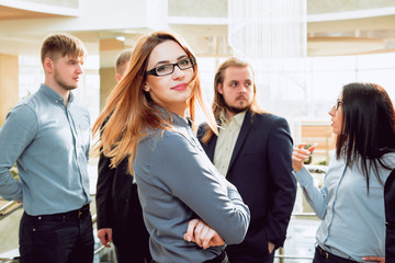 Business woman in the office