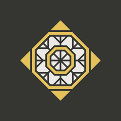 Vector geometric symbol