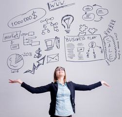 Business woman in the office