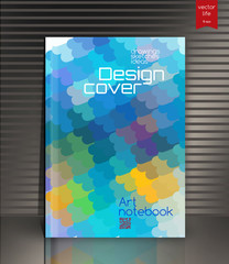 Annual report cover. Creative cover.