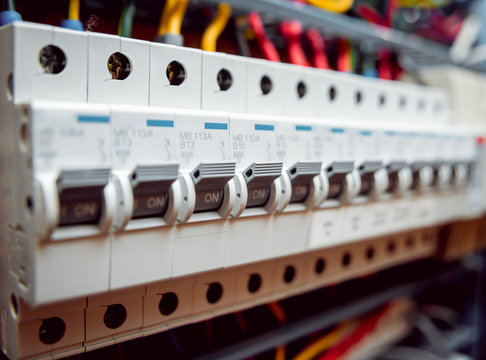 Electrical equipment. Background and texture