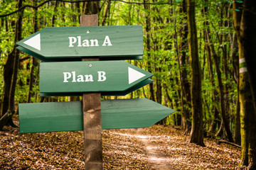 Schild 98 - Plan B