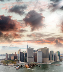 Fototapeta premium Manhattan buildings, New York