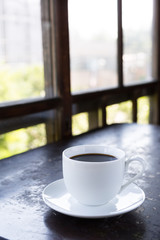 日本の古民家と珈琲