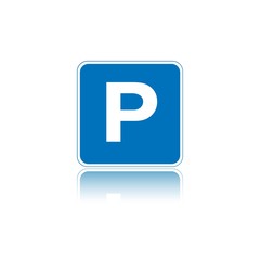 Icono de señal de aparcamiento 