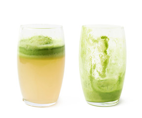 Fresh pressed juice isolated