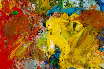 Naklejka premium an artist's palette