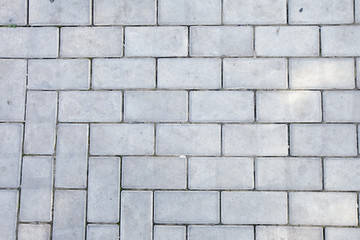 texture of the pavement and pavers