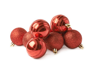 Pile of decorational Christmas balls
