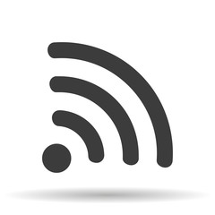 WI-FI icon wireless connection isolated on a white background, vector illustration for web design