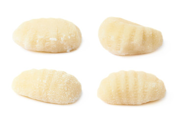 Gnocchi dough dumpling isolated