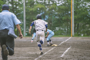 高校野球試合風景