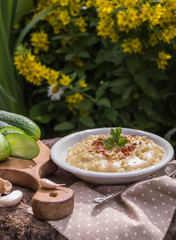 cheese corn porridge