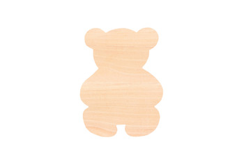 Christmas wooden bear toy