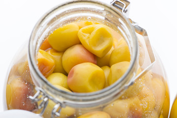 梅仕事　保存瓶　梅干し