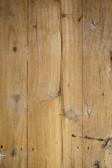 Fototapeta premium Old wooden door texture background in day light