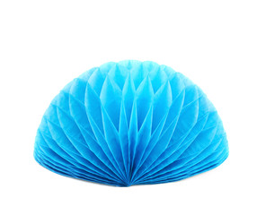 Honeycomb pom-pom ball decoration isolated