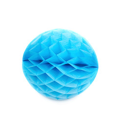 Honeycomb pom-pom ball decoration isolated