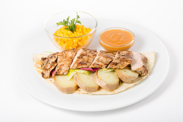 Cooked chicken breast
